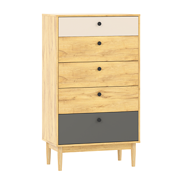 Ferran Wooden Dresser Cabinet 3D model image 1 