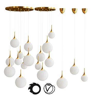 FOLKET COLLECTION Modern Design Lamps 3D model image 1 