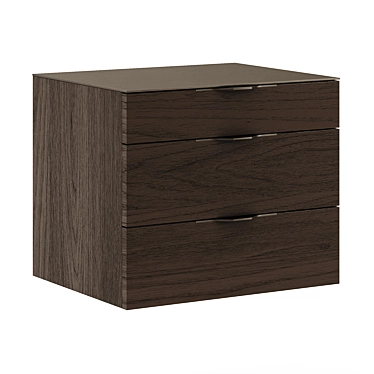 District Eight Drift Triple Drawers 3D model image 1 