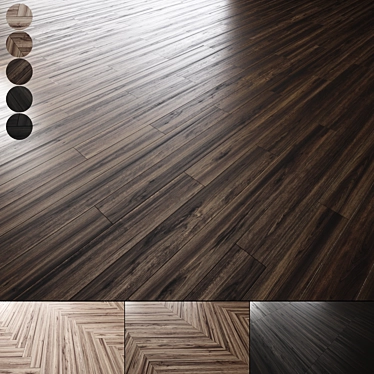 Oak Parquet Collection Pack 3D model image 1 