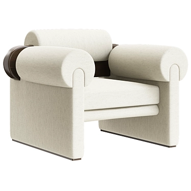 Modern Millimeter Elliot Armchair 3D model image 1 