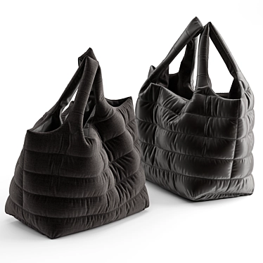  Chic Tote Bags Collection 3D model image 1 