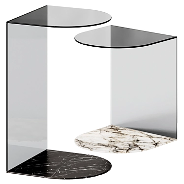 Modern Lago TELL Side Table 3D model image 1 