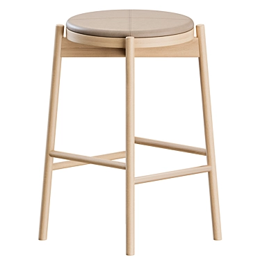 Modern Minimalistic KOTAN Bar Stool 3D model image 1 