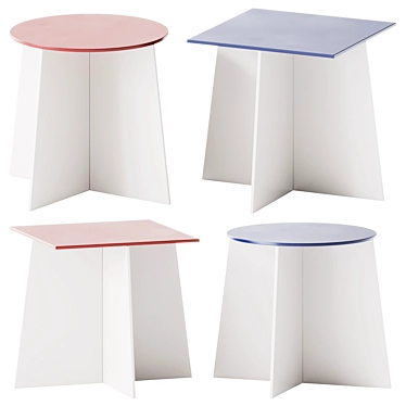 Moca CROSS 50 Side Tables 3D model image 1 