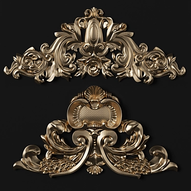 3D Max Corona Trim Ornaments 3D model image 1 