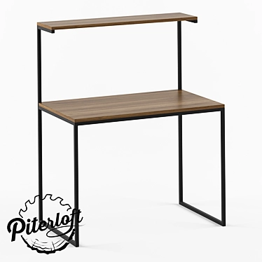 Industrial Skyplay Loft Desk 3D model image 1 