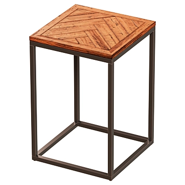 Geometric Ornament Side Table 3D model image 1 