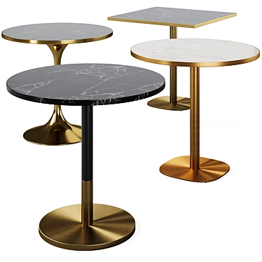 Elegant Eichholtz Dining Table 3D model image 1 