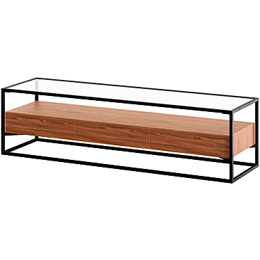 Sherwood TV Console Stand 3D model image 1 