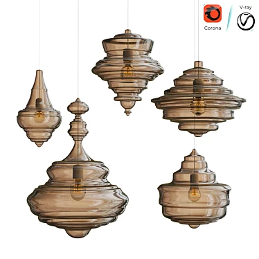 Eternal Glow Chandelier by LASVIT 3D model image 1 