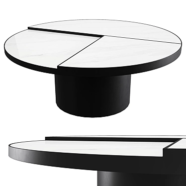 Modern Vaso Marable Coffee Table 3D model image 1 