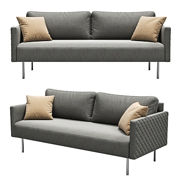 Modern Lisborn Sofa by Kaza 3D model image 1 