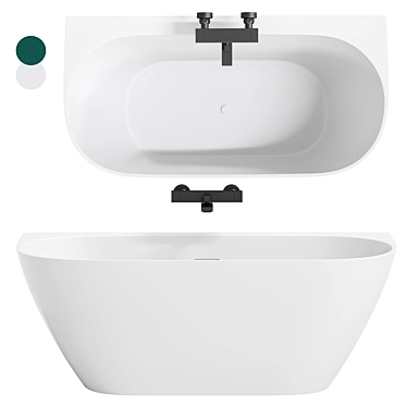 Salini Sofia Wall Bathtub 2014 3D model image 1 