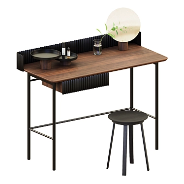 Elegant Vanity Table - Hit Nahtrang 3D model image 1 