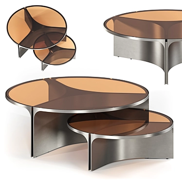 Gira Magazine Tables Set 3D model image 1 