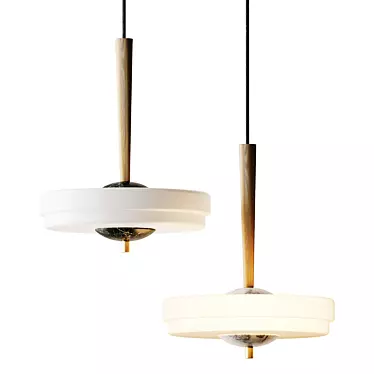 Bert Frank Trave Pendant Light 3D model image 1 