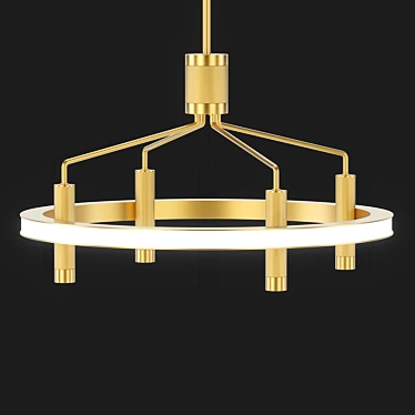 Portuguese Frato Tallin Ceiling Lamp 3D model image 1 