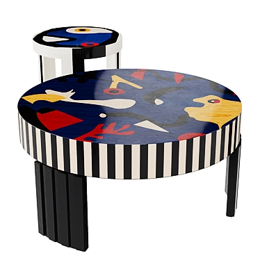 Miro Coffee Tables Ensemble 3D model image 1 