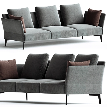 Elegant Lema JERMYN Sofa 3D model image 1 