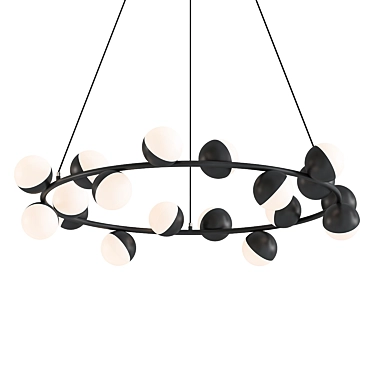 Vilelme Chandelier - Modern Loft Lighting 3D model image 1 