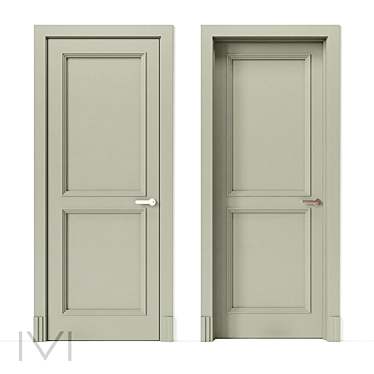 Berlin Series Interior Doors 3D model image 1 