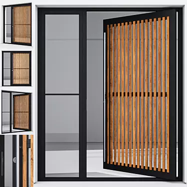 Corona Aluminum Door Model 237 3D model image 1 