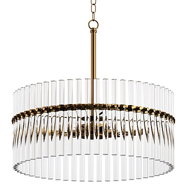 Elegant Kaan 5 Light Chandelier 3D model image 1 