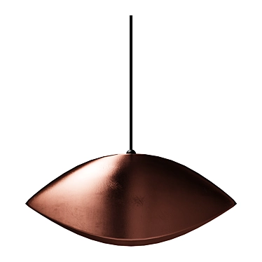 Copper Pendant Lamp Fixture 3D model image 1 