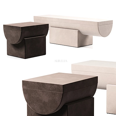 Aurelia Collection: Stylish Seating Set 3D model image 1 