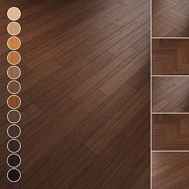 Oak Parquet 094 - Variety Collection 3D model image 1 