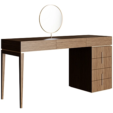 Elegant Vanity Table BELLE 3D model image 1 