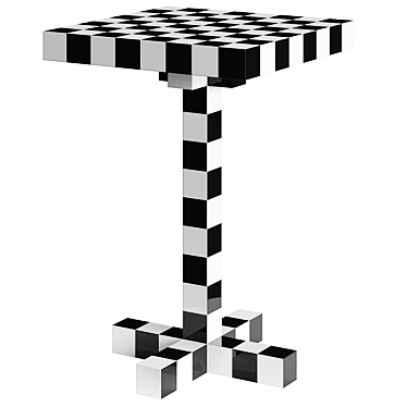 Clever Chess Board Table 3D model image 1 