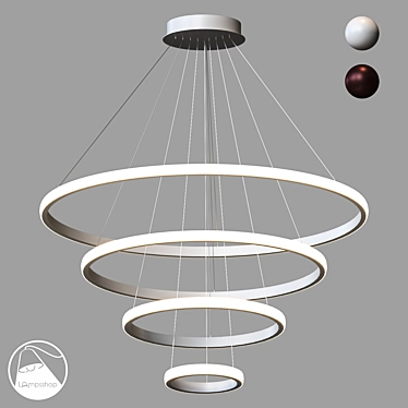 Lampsshop.ru Chandelier Light Ring D 3D model image 1 