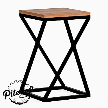 Twister Loft Style Stool 3D model image 1 