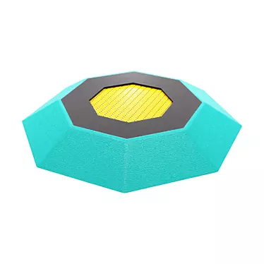 Hexagonal Hillside Trampoline OME 3D model image 1 