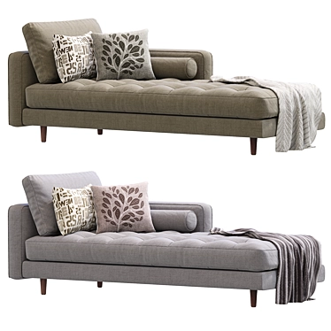 Modern Sven Sofa by Article 3D model image 1 