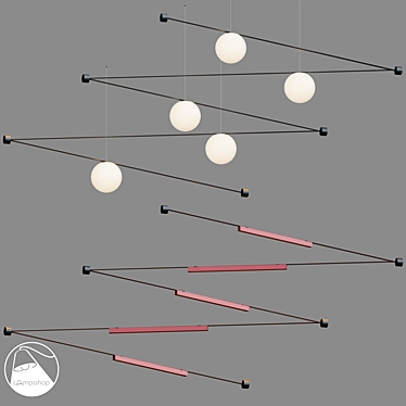 Luminous Conductive Textile Tape 3D model image 1 