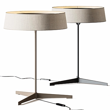 Modern Vibia Dama Table Lamp 3D model image 1 