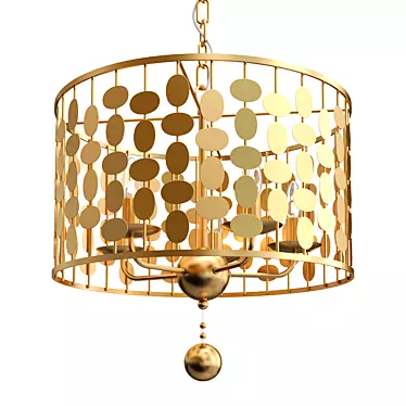 Elegant Layla Chandelier With Style 3D model image 1 