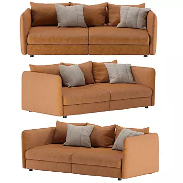 Cozy leather sofa