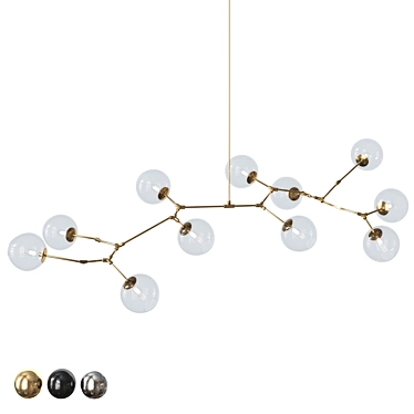 Branching Bubble Chandelier by Woo Lighting