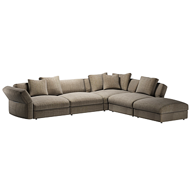 Unico Lifestyle Golfstream Corner Sofa 3D model image 1 