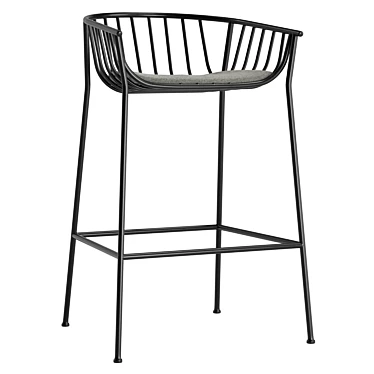 Jeanette Modern Bar Stool 82.5cm 3D model image 1 