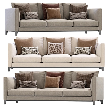 Contemporary Minotti Andersen Sofa Model 3D model image 1 