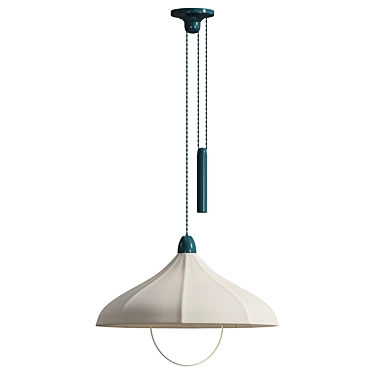 Handmade Suspended Light Fixture 3D model image 1 