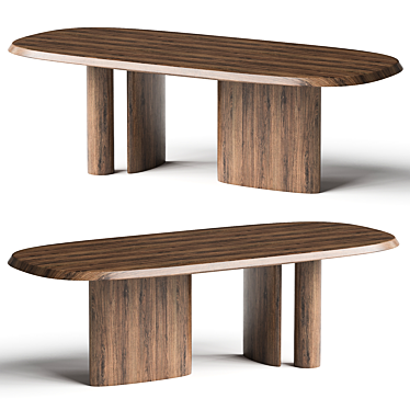 Modern Sleek Padiglioni Table 3D model image 1 