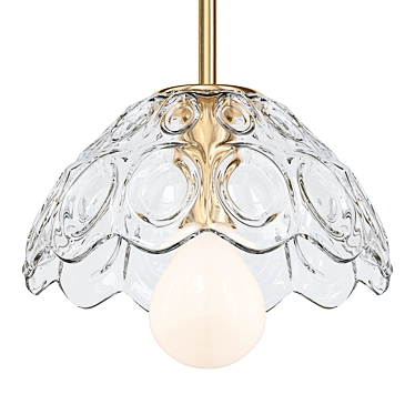 Elegant Anita Pendant Light 3D model image 1 