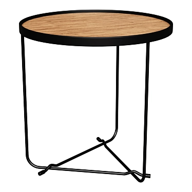 Wing Coffee Table Ash 60cm 3D model image 1 