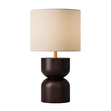 Lastra Dark Brown Artistic Lamp 3D model image 1 